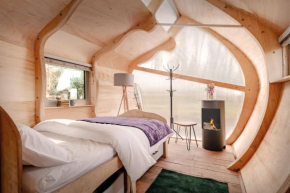 Unique Monocoque Cabin Stunning Woods Canal Views
